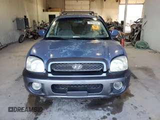 2003 Hyundai Santa Fe GLS with VIN KM8SC73D23U373492, listed as a Copart auction lot 75107684 with 205,655 mi miles and Salvage Title. Bid and sale history available at carsss.com. Image 5.