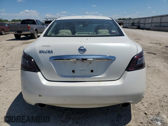 2014 Nissan Maxima SV with VIN 1N4AA5APXEC482370, listed as a Copart auction lot 55823175 with 143,614 mi miles and Salvage title. Bid and sale history available at DreamBid. Image 6.