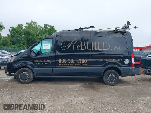 2018 Ford Transit with VIN 1FTYR2CM1JKA03238, listed as a IAAI auction lot 42427850 with Not provided miles and . Bid and sale history available at DreamBid. Image 15.