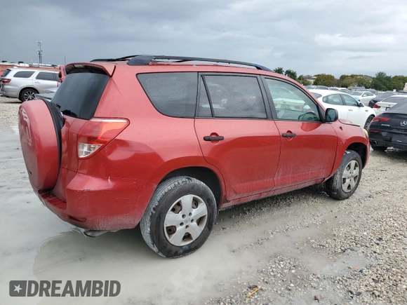 2008 Toyota RAV4 with VIN JTMZD33V286065669, listed as a Copart auction lot 52206595 with 206,850 mi miles and Clean Title. Bid and sale history available at carsss.com. Image 3.