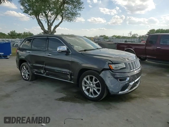 2015 Jeep Grand Cherokee Summit with VIN 1C4RJEJG6FC920316, listed as a Copart auction lot 49051945 with 120,429 mi miles and Salvage title. Bid and sale history available at DreamBid. Image 12.