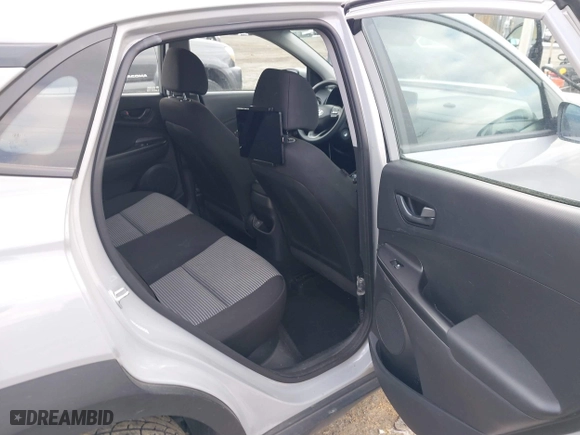 2023 Hyundai Kona SE with VIN KM8K22AB6PU035140, listed as a IAAI auction lot 41629878 with 64,344 mi miles. Bid and sale history available at carsss.com. Image 8.