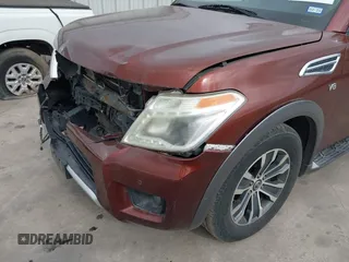 2018 Nissan Armada SL with VIN JN8AY2ND7J9050528, listed as a IAAI auction lot 41525232 with 106,179 mi miles and . Bid and sale history available at DreamBid. Image 17.