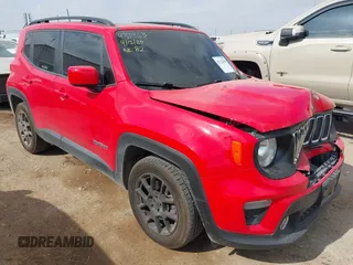 2020 Jeep Renegade Altitude with VIN ZACNJAB17LPL84093, listed as a IAAI auction lot 42122399 with 32,541 mi miles and . Bid and sale history available at DreamBid. Image 1.