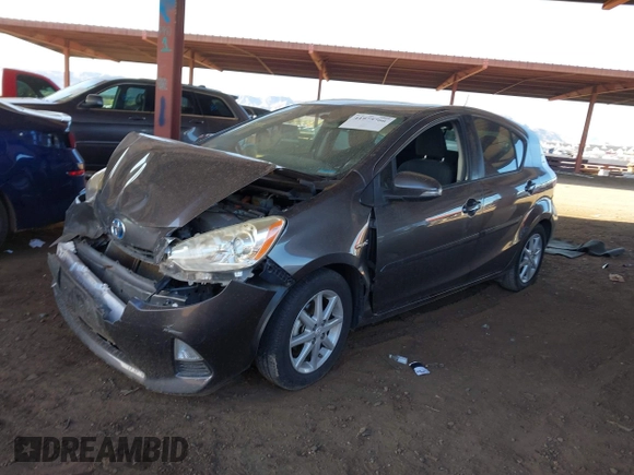 2014 Toyota Prius One with VIN JTDKDTB38E1572456, listed as a IAAI auction lot 41975766 with 88,075 mi miles and . Bid and sale history available at DreamBid. Image 2.