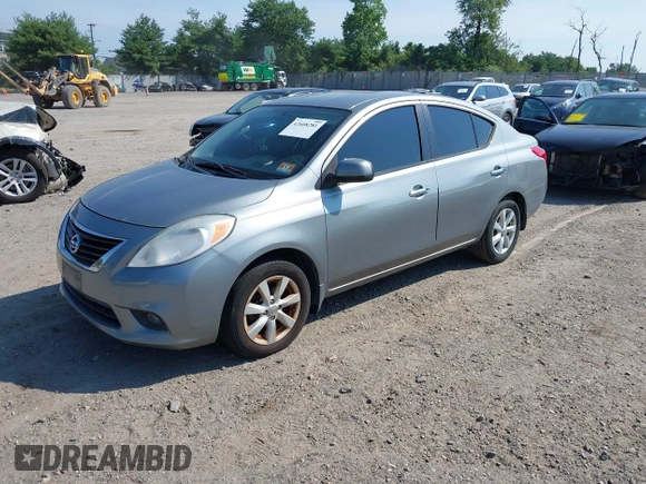 2012 Nissan Versa SV with VIN 3N1CN7AP2CL945917, listed as a IAAI auction lot 42608281 with 142,592 mi miles and . Bid and sale history available at DreamBid. Image 2.