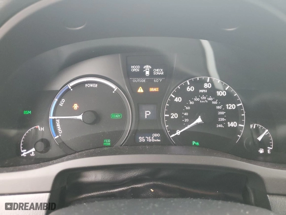 2013 Lexus RX 450h with VIN JTJBC1BA0D2067006, listed as a Copart auction lot 51347385 with 96,766 mi miles and Salvage Title. Bid and sale history available at carsss.com. Image 9.