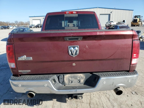 2018 Ram 1500 Big Horn with VIN 3C6RR6LT0JG145890, listed as a Copart auction lot 41678025 with 156,380 mi miles and Salvage title. Bid and sale history available at DreamBid. Image 6.