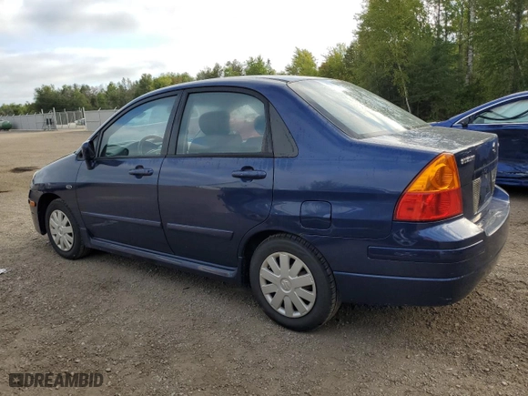 2005 Suzuki Aerio S with VIN JS2RA61S955250683, listed as a Copart auction lot 69746534 with 251,452 mi miles and Salvage Title. Bid and sale history available at carsss.com. Image 2.