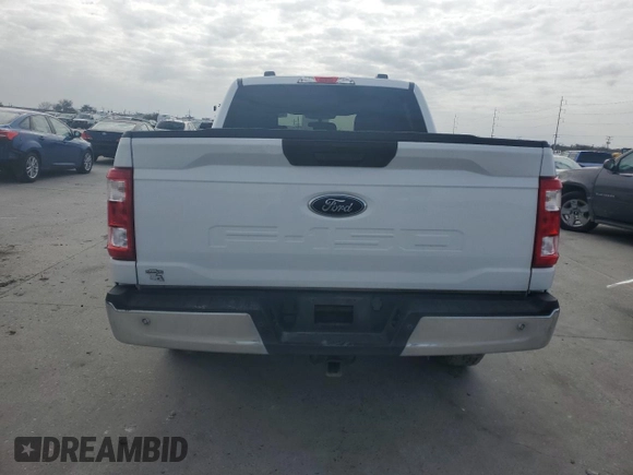 2022 Ford F-150 XL with VIN 1FTEW1CB0NKF27023, listed as a Copart auction lot 45316245 with 78,351 mi miles and Salvage Title. Bid and sale history available at carsss.com. Image 6.