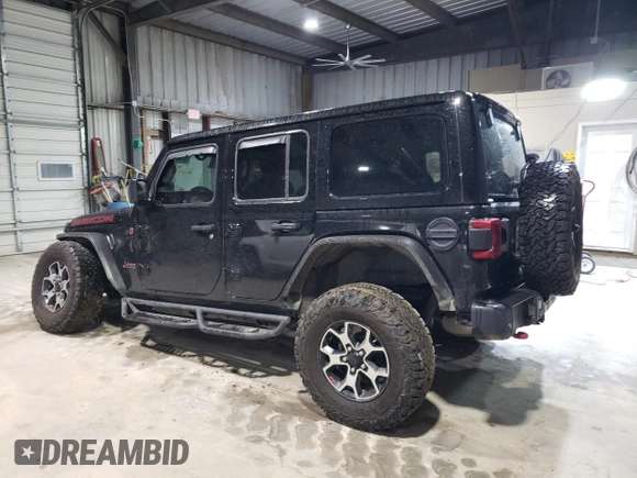 2021 Jeep Wrangler Unlimited Rubicon z VIN 1C4HJXFG7MW651772, wystawiony jako Copart lot #51651685 z przebiegiem 59 351 mil mil oraz Szkoda całkowita • Salvage title. Historia ofert i sprzedaży dostępna na DreamBid. Obrazek 2.