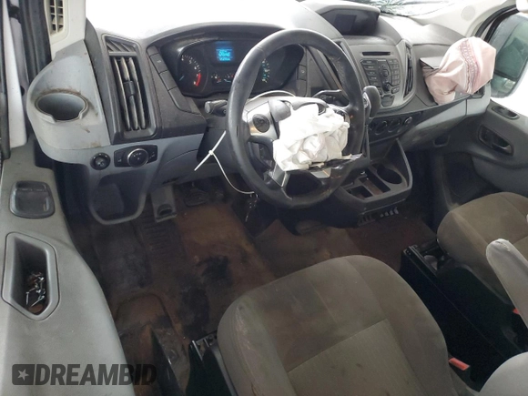 2017 Ford Transit with VIN 1FTYE1YM3HKA15433, listed as a Copart auction lot 80640624 with 191,235 mi miles and Salvage title. Bid and sale history available at DreamBid. Image 8.