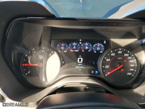 2021 Chevrolet Camaro 2SS with VIN 1G1FH1R71M0104729, listed as a Copart auction lot 87656215 with 42,276 mi miles and Salvage Title. Bid and sale history available at carsss.com. Image 9.