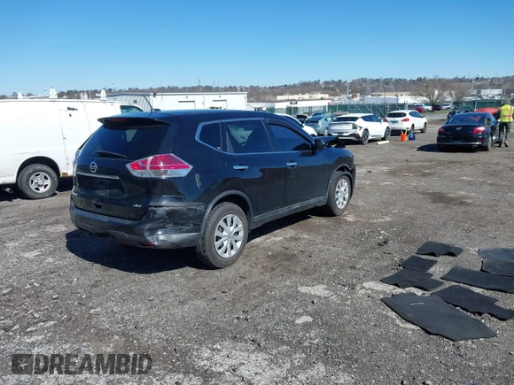 2015 Nissan Rogue SV with VIN 5N1AT2MK1FC824630, listed as a IAAI auction lot 41849398 with 145,294 mi miles. Bid and sale history available at carsss.com. Image 4.