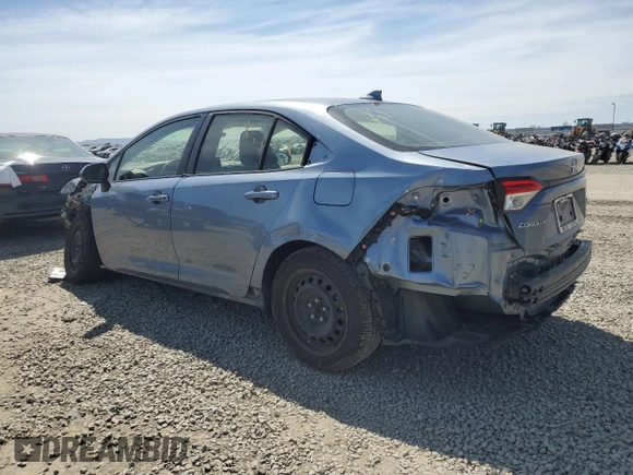 2021 Toyota Corolla LE with VIN JTDEPMAE0MJ164464, listed as a Copart auction lot 51067825 with 37,299 mi miles and Salvage Title. Bid and sale history available at DreamBid. Image 2.