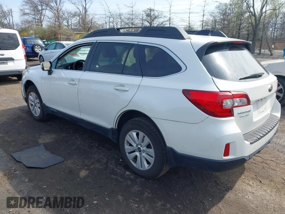 2016 Subaru Outback 2.5i Premium with VIN 4S4BSADC5G3221529, listed as a IAAI auction lot 42037509 with 57,874 mi miles. Bid and sale history available at carsss.com. Image 3.