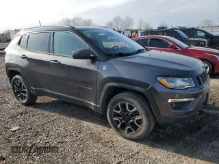 2019 Jeep Compass Trailhawk with VIN 3C4NJDDB0KT739946, listed as a Copart auction lot 44887965 with 144,502 mi miles and Salvage Title. Bid and sale history available at carsss.com. Image 4.
