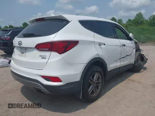 2017 Hyundai Santa Fe 2.4L with VIN 5XYZTDLB0HG383382, listed as a IAAI auction lot 42433450 with 136,610 mi miles and . Bid and sale history available at DreamBid. Image 4.