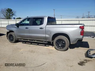 2024 Chevrolet Silverado 1500 Custom with VIN 3GCPDBEK4RG351205, listed as a Copart auction lot 47282645 with 5,950 mi miles and Salvage Title. Bid and sale history available at DreamBid. Image 2.