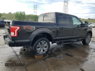 2017 Ford F-150 XL with VIN 1FTEW1EG2HFB10265, listed as a Copart auction lot 59594285 with 125,606 mi miles and Salvage title. Bid and sale history available at DreamBid. Image 3.