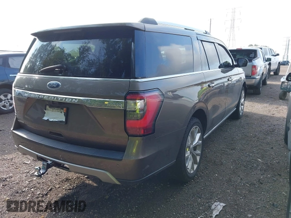 2018 Ford Expedition Max Limited with VIN 1FMJK2AT3JEA54055, listed as a IAAI auction lot 39986303 with 93,227 mi miles and . Bid and sale history available at DreamBid. Image 4.
