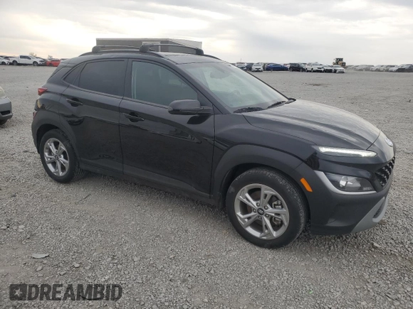 2023 Hyundai Kona SEL с VIN KM8K6CAB7PU936771, выставлен на аукционе Copart как лот 53339705 с пробегом 9 055 миль миль и Списание • Salvage title. История ставок и продаж доступна на DreamBid. Изображение 4.