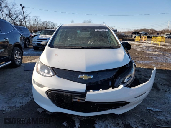 2018 Chevrolet Bolt EV LT with VIN 1G1FW6S02J4111709, listed as a Copart auction lot 87593035 with 37,125 mi miles and Salvage Title. Bid and sale history available at carsss.com. Image 5.