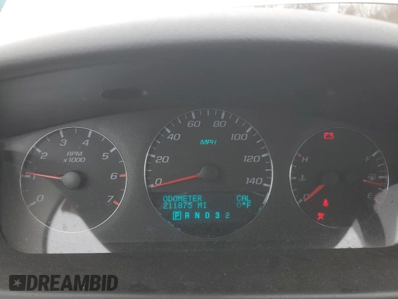 2007 Chevrolet Impala LT with VIN 2G1WC58R579308145, listed as a Copart auction lot 49898245 with 211,875 mi miles and Salvage Title. Bid and sale history available at DreamBid. Image 9.