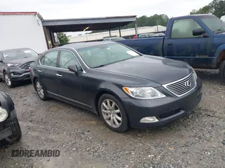 2007 Lexus LS 460 L with VIN JTHGL46F775001117, listed as a IAAI auction lot 42479588 with 217,842 mi miles and . Bid and sale history available at DreamBid. Image 1.