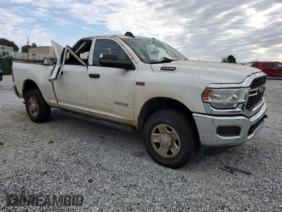 2021 Ram 2500 Tradesman with VIN 3C6UR5CJ8MG678335, listed as a Copart auction lot 74897554 with 75,968 mi miles and Salvage Title. Bid and sale history available at carsss.com. Image 4.