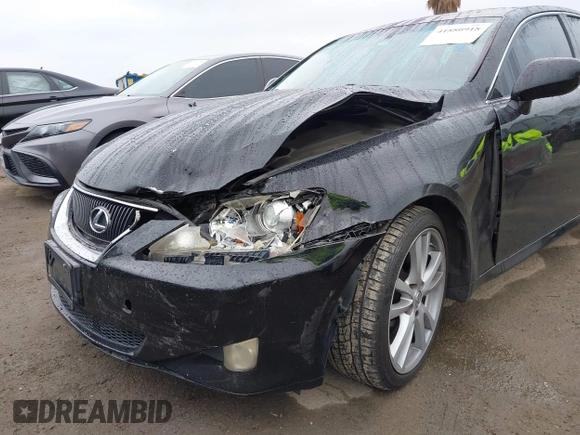 2007 Lexus IS 250 with VIN JTHBK262775030194, listed as a IAAI auction lot 41880918 with 159,521 mi miles and . Bid and sale history available at carsss.com. Image 6.