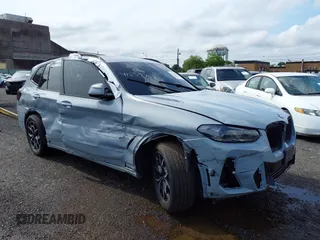 2024 BMW X3 xDrive30i with VIN 5UX53DP07R9U77767, listed as a IAAI auction lot 41559794 with 14,984 mi miles and . Bid and sale history available at DreamBid. Image 1.