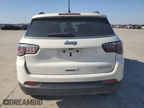 2020 Jeep Compass Limited with VIN 3C4NJCCB0LT229707, listed as a Copart auction lot 47611795 with 95,980 mi miles and Salvage Title. Bid and sale history available at DreamBid. Image 6.