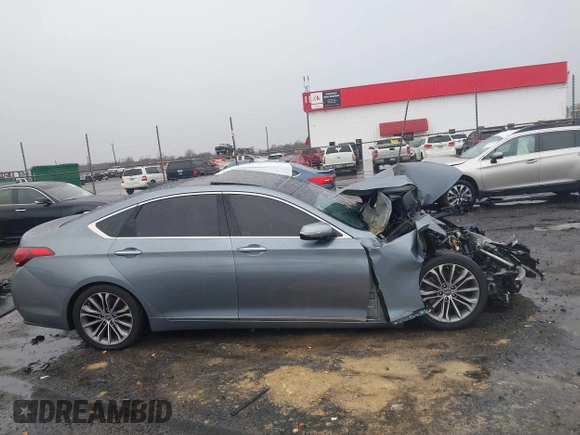 2015 Hyundai Genesis 3.8L z VIN KMHGN4JEXFU018603, wystawiony jako IAAI lot #41717349 z przebiegiem Nie podano mil oraz . Historia ofert i sprzedaży dostępna na DreamBid. Obrazek 13.