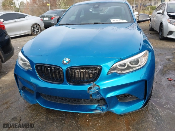 2017 BMW M2 with VIN WBS1H9C57HV886785, listed as a IAAI auction lot 41716752 with 63,388 mi miles. Bid and sale history available at carsss.com. Image 17.