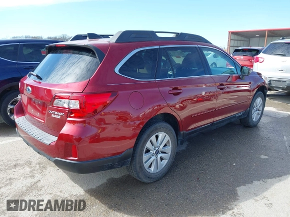 2017 Subaru Outback Premium with VIN 4S4BSAFCXH3272281, listed as a IAAI auction lot 41782163 with 88,563 mi miles and . Bid and sale history available at DreamBid. Image 4.