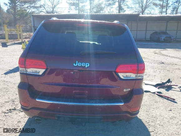 2017 Jeep Grand Cherokee Overland with VIN 1C4RJECG7HC823478, listed as a IAAI auction lot 41367186 with 82,873 mi miles. Bid and sale history available at carsss.com. Image 17.