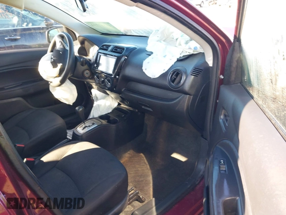 2018 Mitsubishi Mirage G4 ES with VIN ML32F3FJXJHF14343, listed as a IAAI auction lot 41847739 with 95,302 mi miles. Bid and sale history available at carsss.com. Image 5.