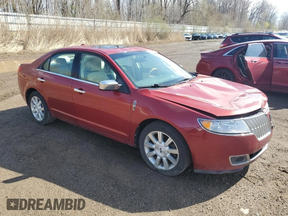 2010 Lincoln MKZ with VIN 3LNHL2GC8AR616709, listed as a Copart auction lot 53723045 with 169,385 mi miles and Clean Title. Bid and sale history available at carsss.com. Image 4.