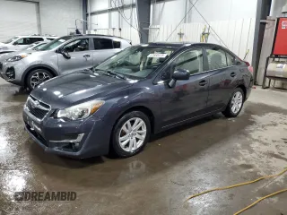2016 Subaru Impreza Premium z VIN JF1GJAB69GH014158, wystawiony jako Copart lot #57660475 z przebiegiem 80 496 mil mil oraz Szkoda całkowita • Salvage title. Historia ofert i sprzedaży dostępna na DreamBid. Obrazek 1.