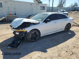 2022 Kia K5 GT-Line with VIN 5XXG64J27NG121778, listed as a Copart auction lot 47281695 with 40,320 mi miles and Salvage Title. Bid and sale history available at carsss.com. Image 1.