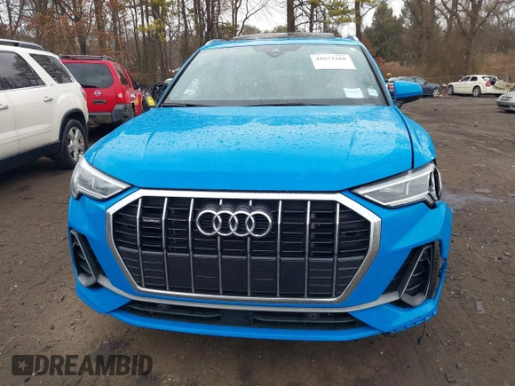 2023 Audi Q3 S line Premium with VIN WA1DECF37P1092891, listed as a IAAI auction lot 41672260 with 45,773 mi miles and . Bid and sale history available at DreamBid. Image 12.
