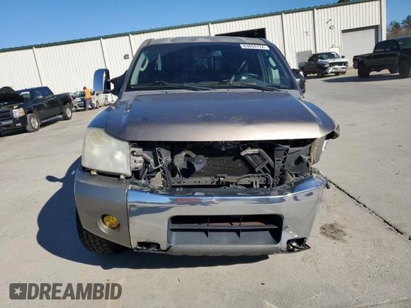 2006 Nissan Titan XE with VIN 1N6AA06B66N570734, listed as a Copart auction lot 83054724 with 205,702 mi miles and Salvage Title. Bid and sale history available at carsss.com. Image 5.