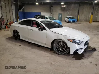 2019 Mercedes-Benz CLS with VIN WDD2J6BB7KA016724, listed as a Copart auction lot 43445545 with 45,142 mi miles and Salvage Title. Bid and sale history available at carsss.com. Image 4.