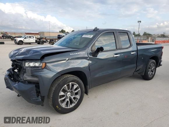 2019 Chevrolet Silverado 1500 RST with VIN 1GCRWDEK0KZ258069, listed as a Copart auction lot 80320134 with 82,190 mi miles and Salvage Title. Bid and sale history available at carsss.com. Image 1.