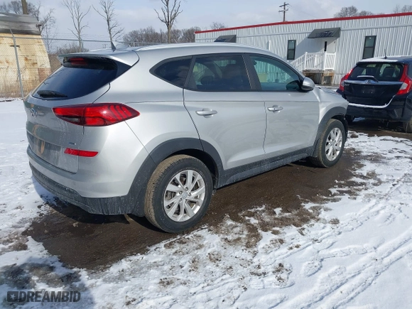 2020 Hyundai Tucson Value with VIN KM8J3CA44LU171938, listed as a IAAI auction lot 41374149 with 37,068 mi miles. Bid and sale history available at carsss.com. Image 4.