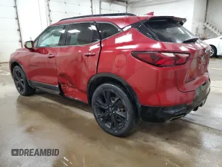 2019 Chevrolet Blazer RS with VIN 3GNKBJRS3KS684817, listed as a Copart auction lot 60059215 with 75,478 mi miles and Clean title. Bid and sale history available at DreamBid. Image 2.