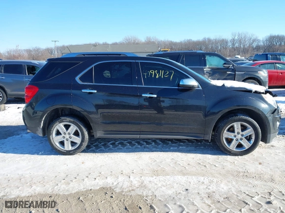 2015 Chevrolet Equinox LTZ with VIN 2GNFLDE38F6339401, listed as a IAAI auction lot 41369578 with 144,167 mi miles. Bid and sale history available at carsss.com. Image 13.