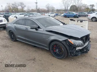 2017 Mercedes-Benz CLS-Class CLS 63 AMG S-Model with VIN WDDLJ7GB9HA193898, listed as a IAAI auction lot 40832916 with 99,851 mi miles. Bid and sale history available at carsss.com. Image 1.