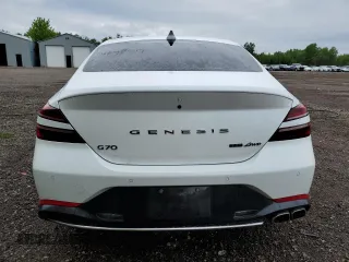 2023 Genesis G70 2.0T z VIN KMTG34TA8PU124927, wystawiony jako Copart lot #58729115 z przebiegiem 18 989 mil mil oraz Czysty tytuł • Clean title. Historia ofert i sprzedaży dostępna na DreamBid. Obrazek 6.